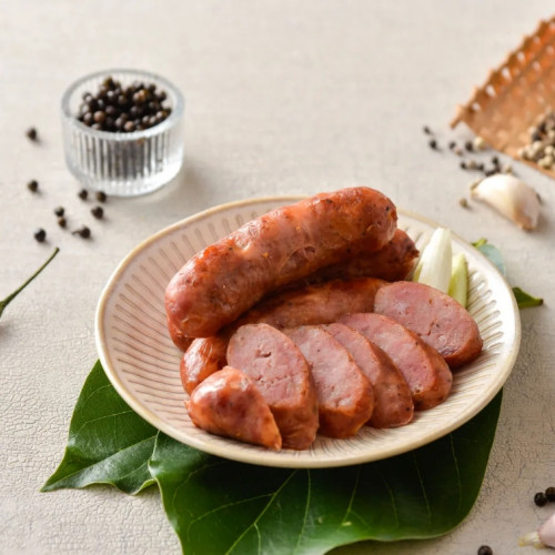 台東特產-香腸六包超值組(原味、香蒜、馬告、飛魚卵、小米、高粱各一包)